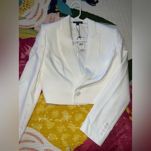 Express white blazer